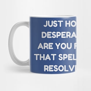 Just How Desperate Are You For That Spell To Resolve? | MTG Blue Control Player Mug